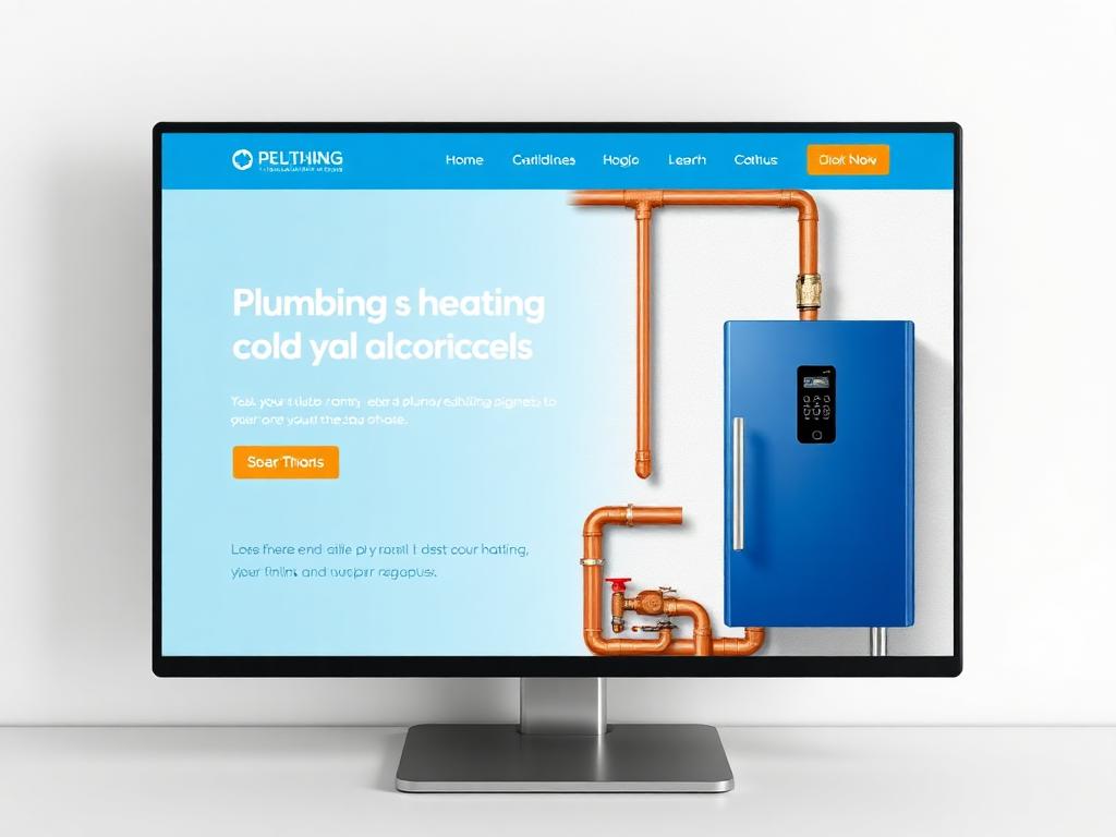 Concept de site internet pour plombier chauffagiste — Plomberie & Chauffage